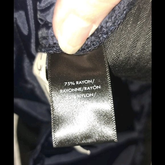 Gorgeous Ann Taylor Velvet Suit Blazer Pants Blue Classic Polished Blend 14,16 - Picture 14 of 14